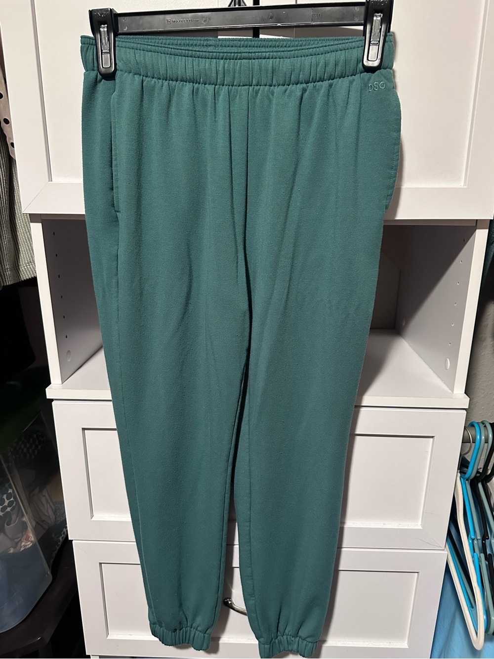 DSG Green Soft Fleece Jogger Sweatpants Size Small